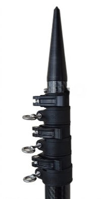 Par de varas de fibra de carbono para outrigger